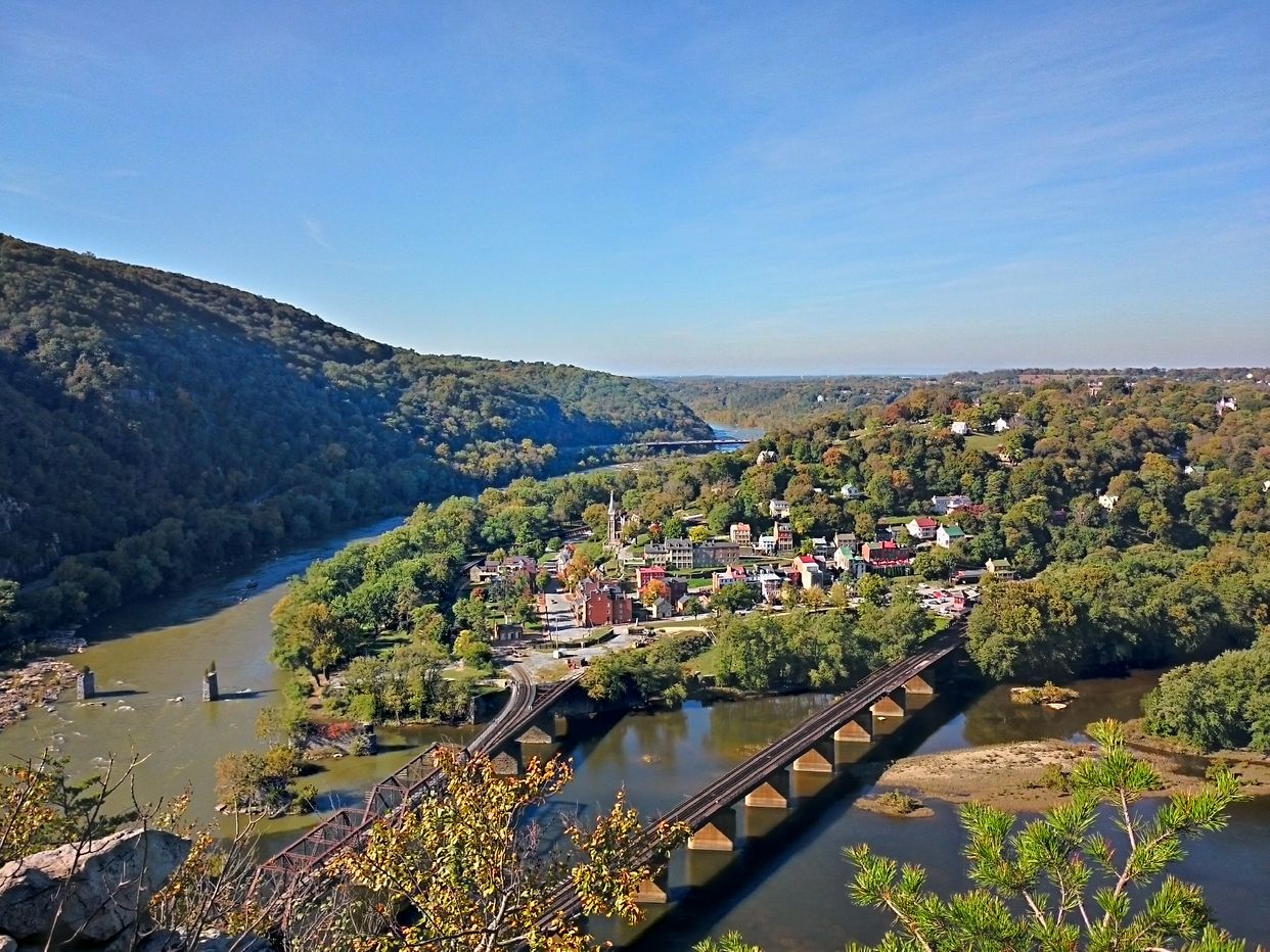 Maryland Heights Viewpoint of Harpers Ferry