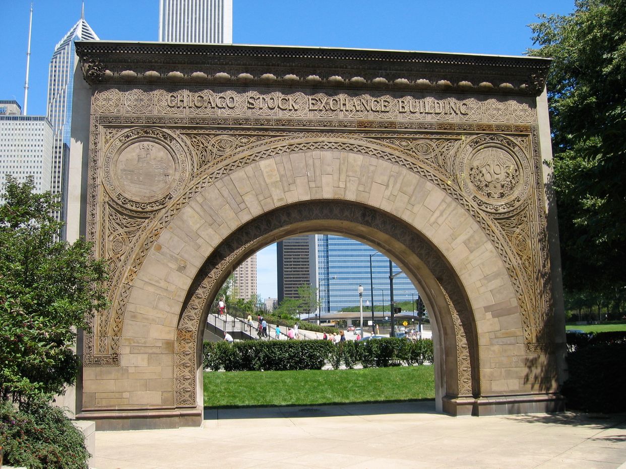 Chicago Stock Exchange Archway