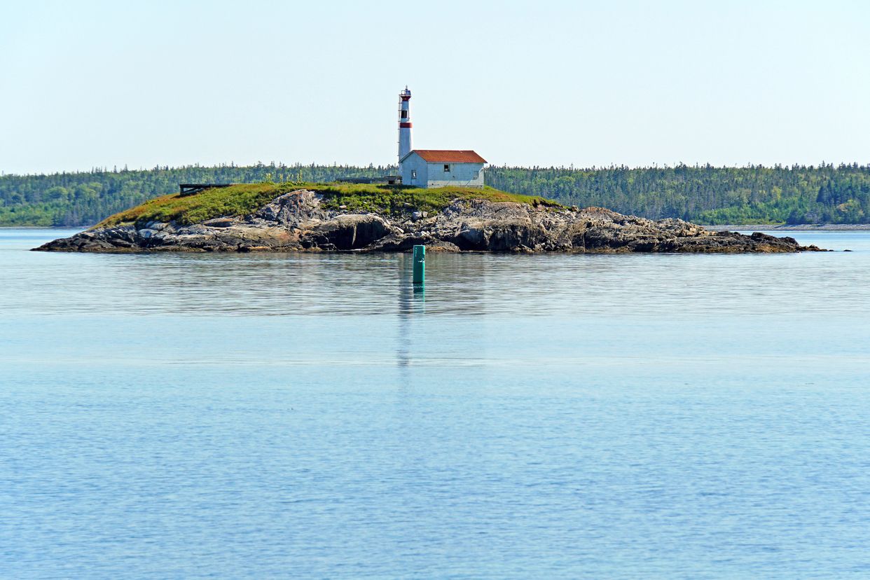 View of Carter Island Lighthouse