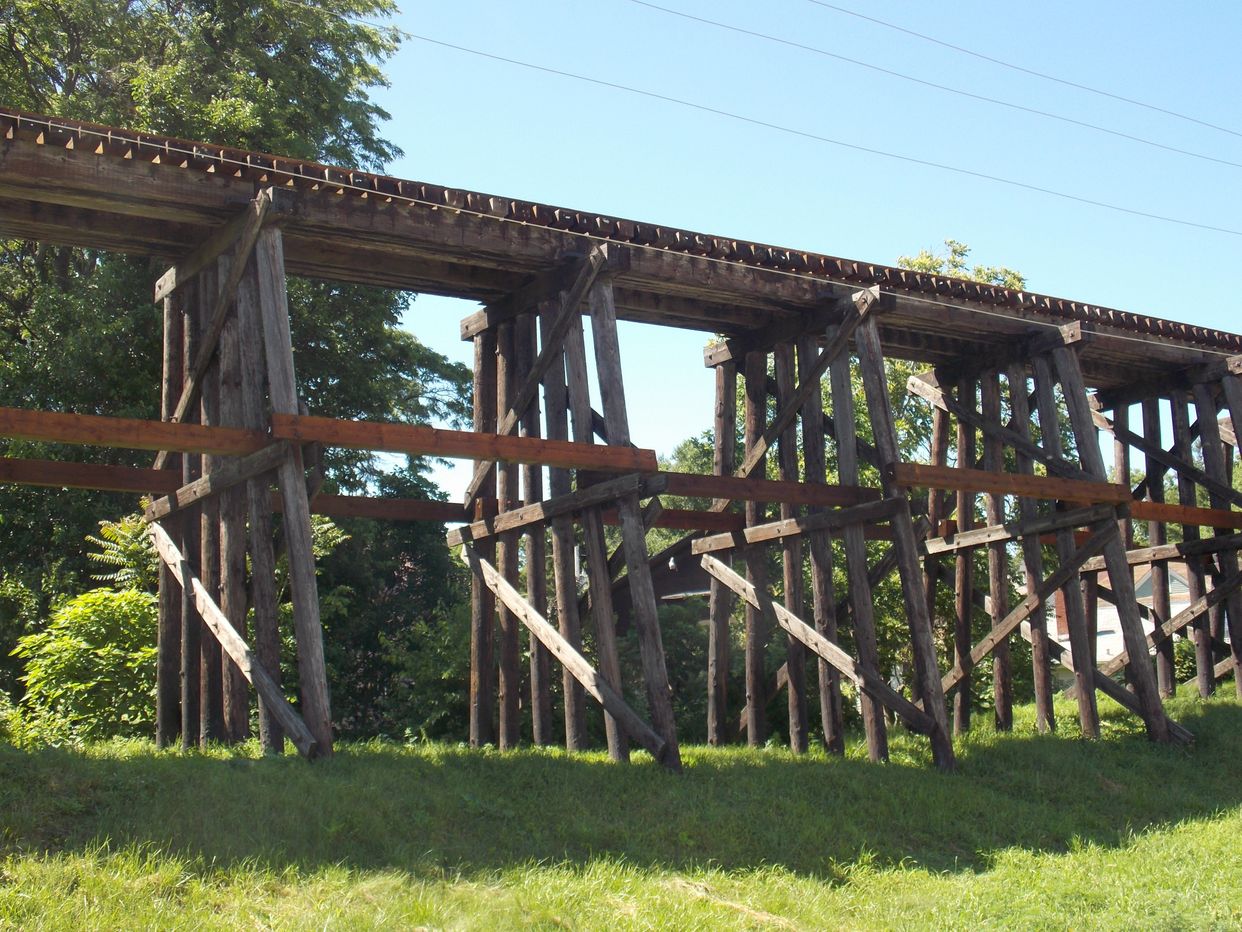 Wooden Rail Bridge