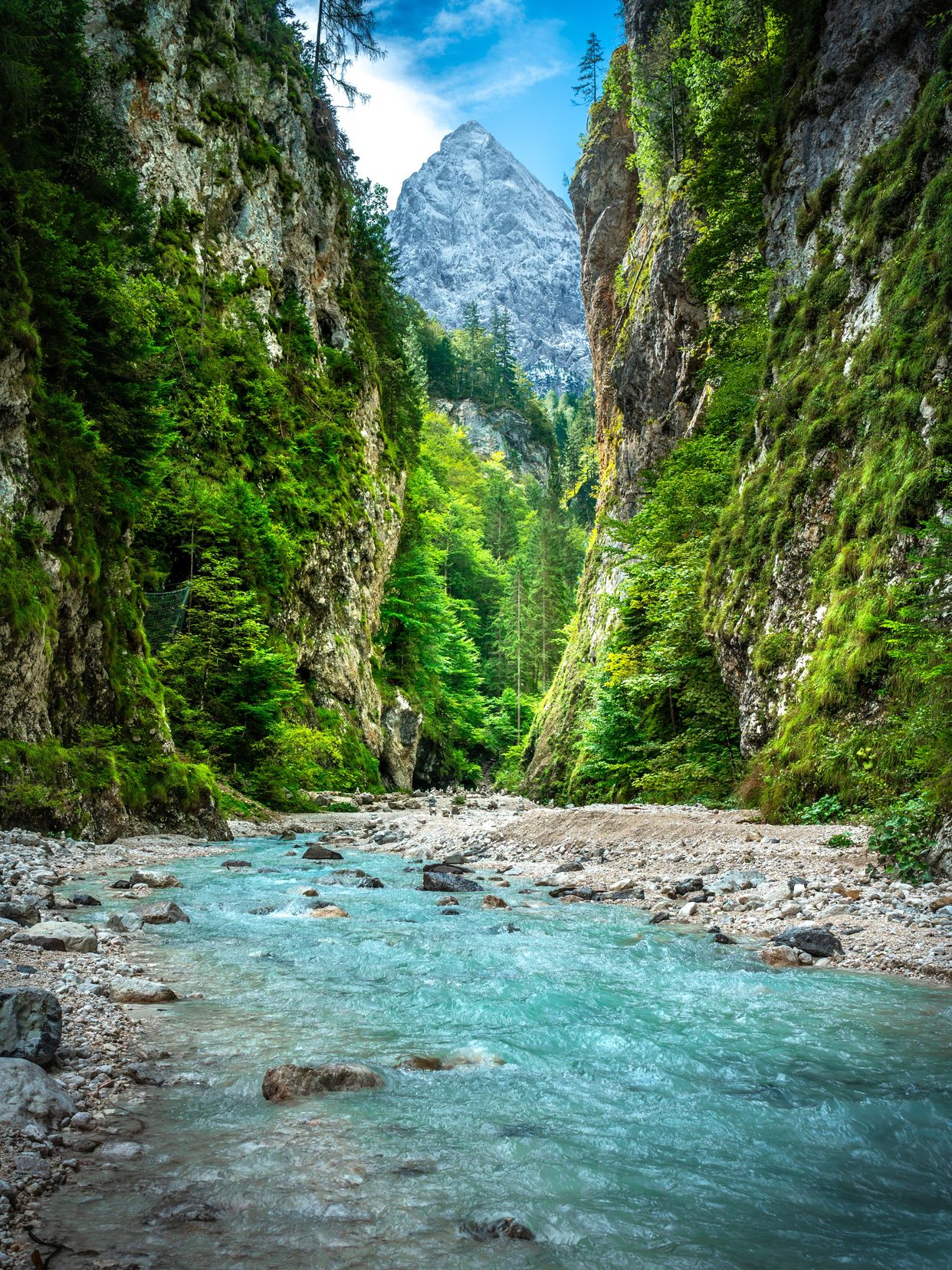 Martuljek Waterfall Gorge