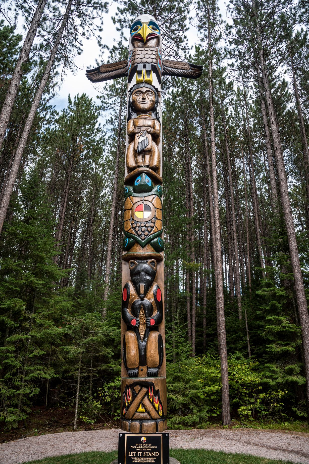 Peace and Reconciliation Totem Pole