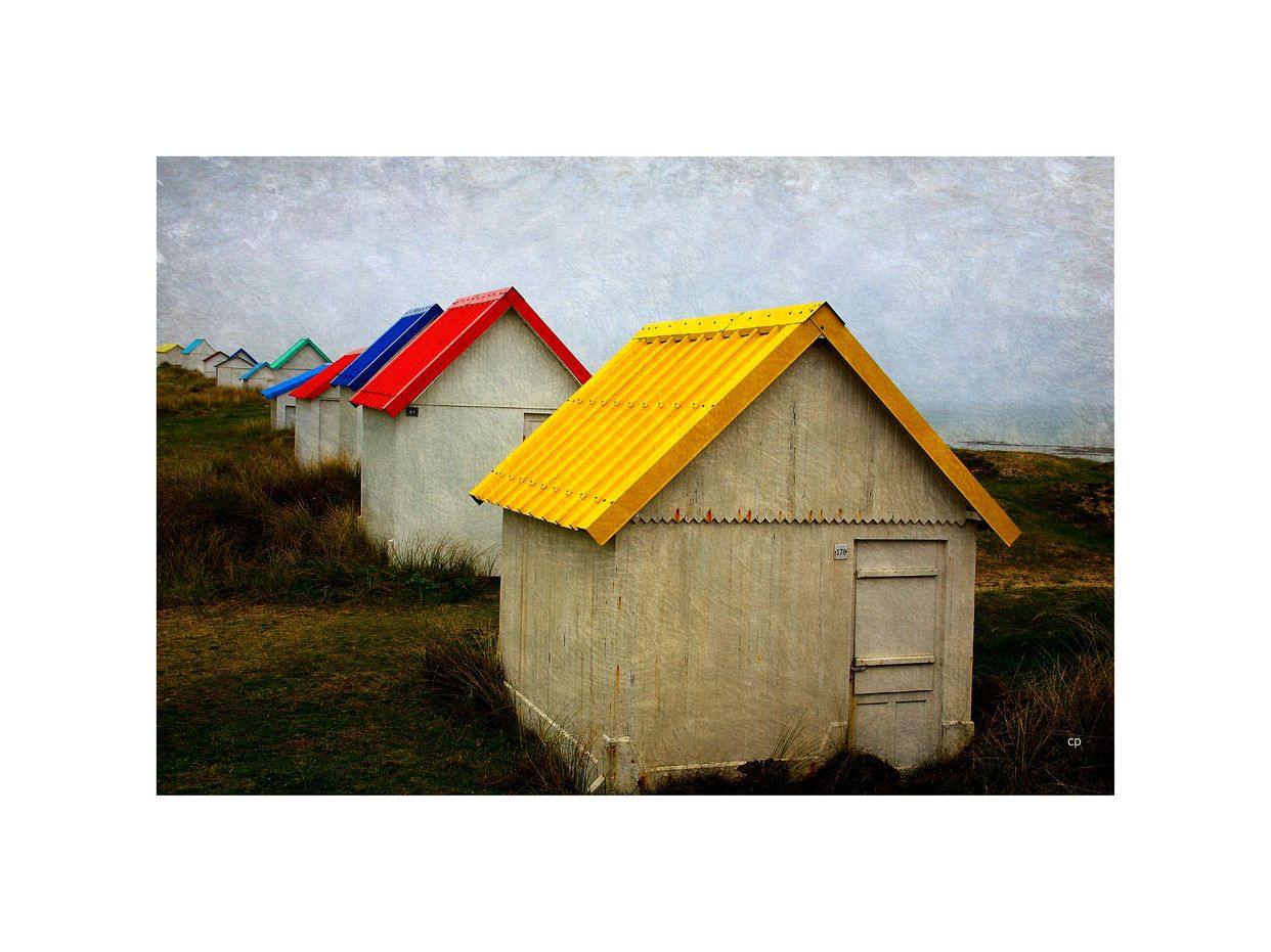 Cabanes de Gouville-sur-Mer