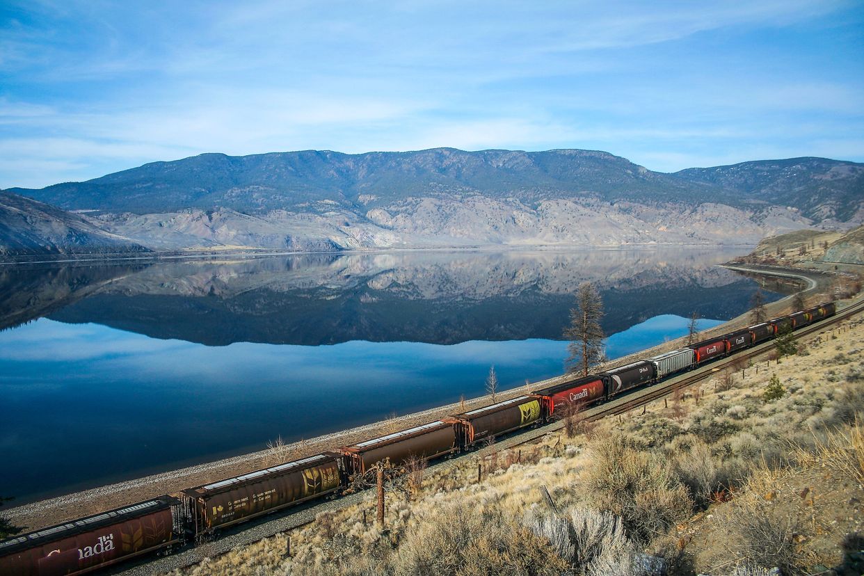 View of Kamloops Lake