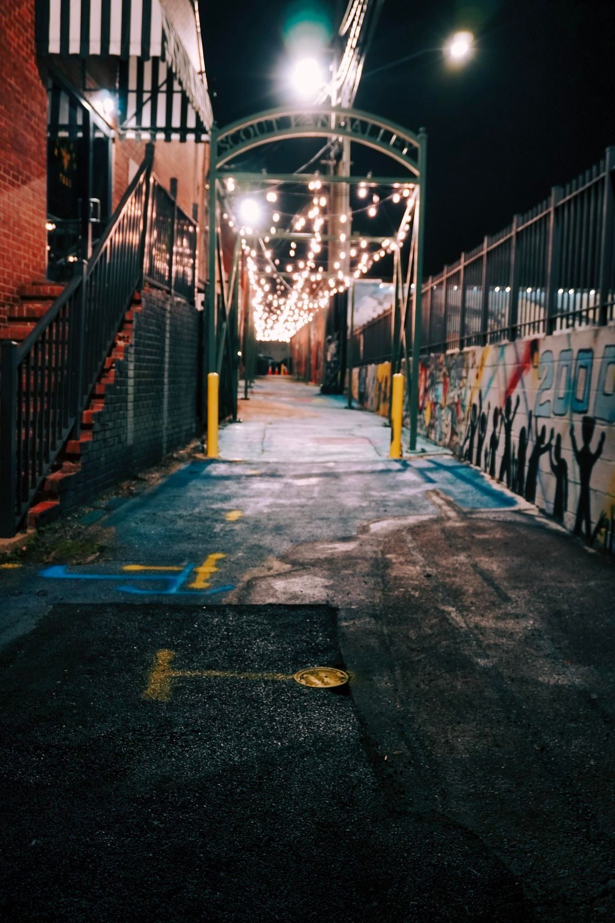 Scout Lane Alley - South Entrance