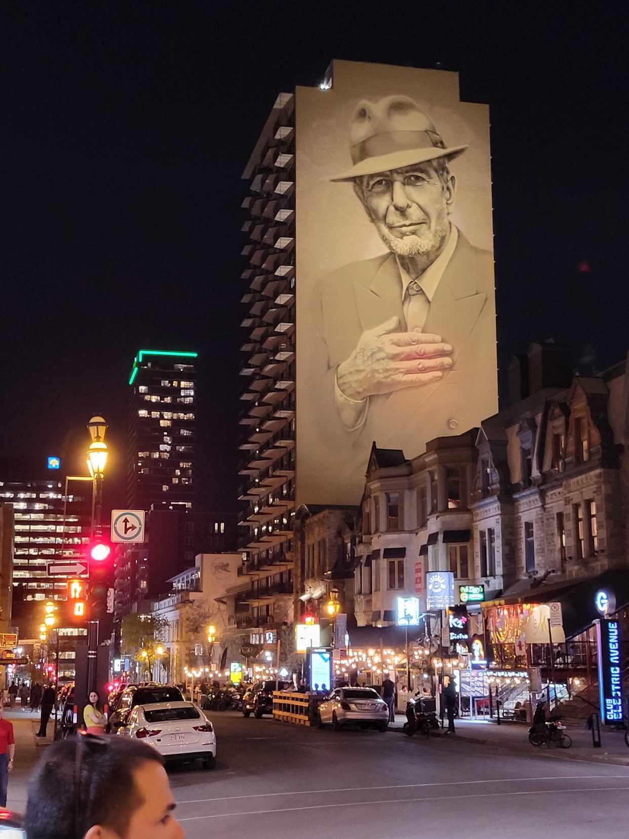 Leonard Cohen Mural