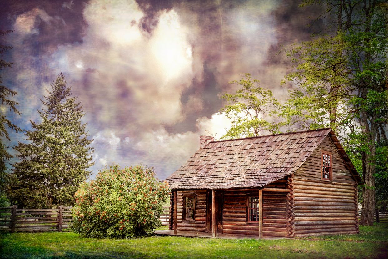 Historic Jackson House Log Cabin