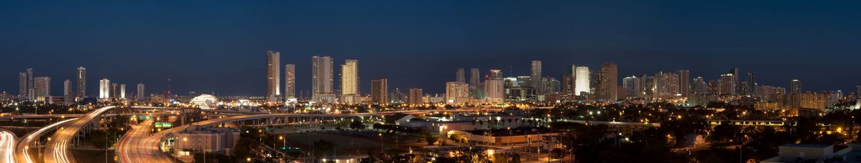 Panoramic of Downtown Miami