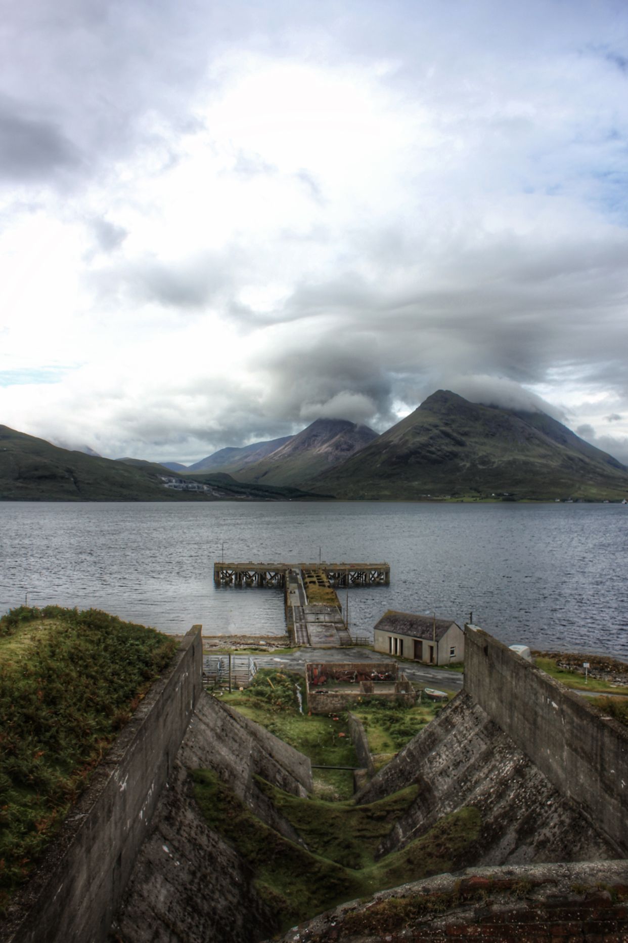 The old pier of Raasay