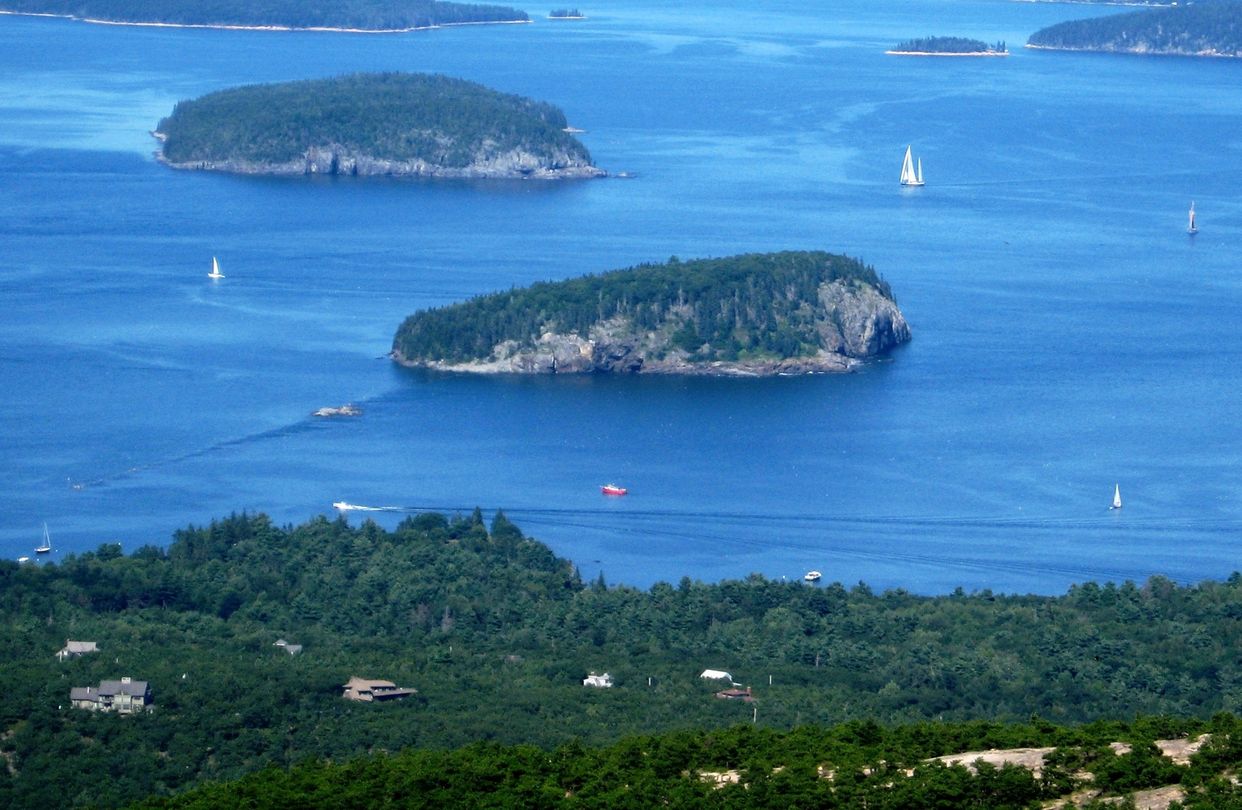 View of Bald Porcupine Island