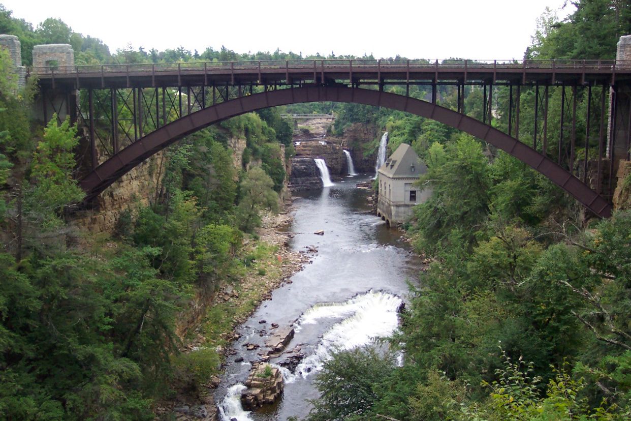 AuSable Chasm Bridge