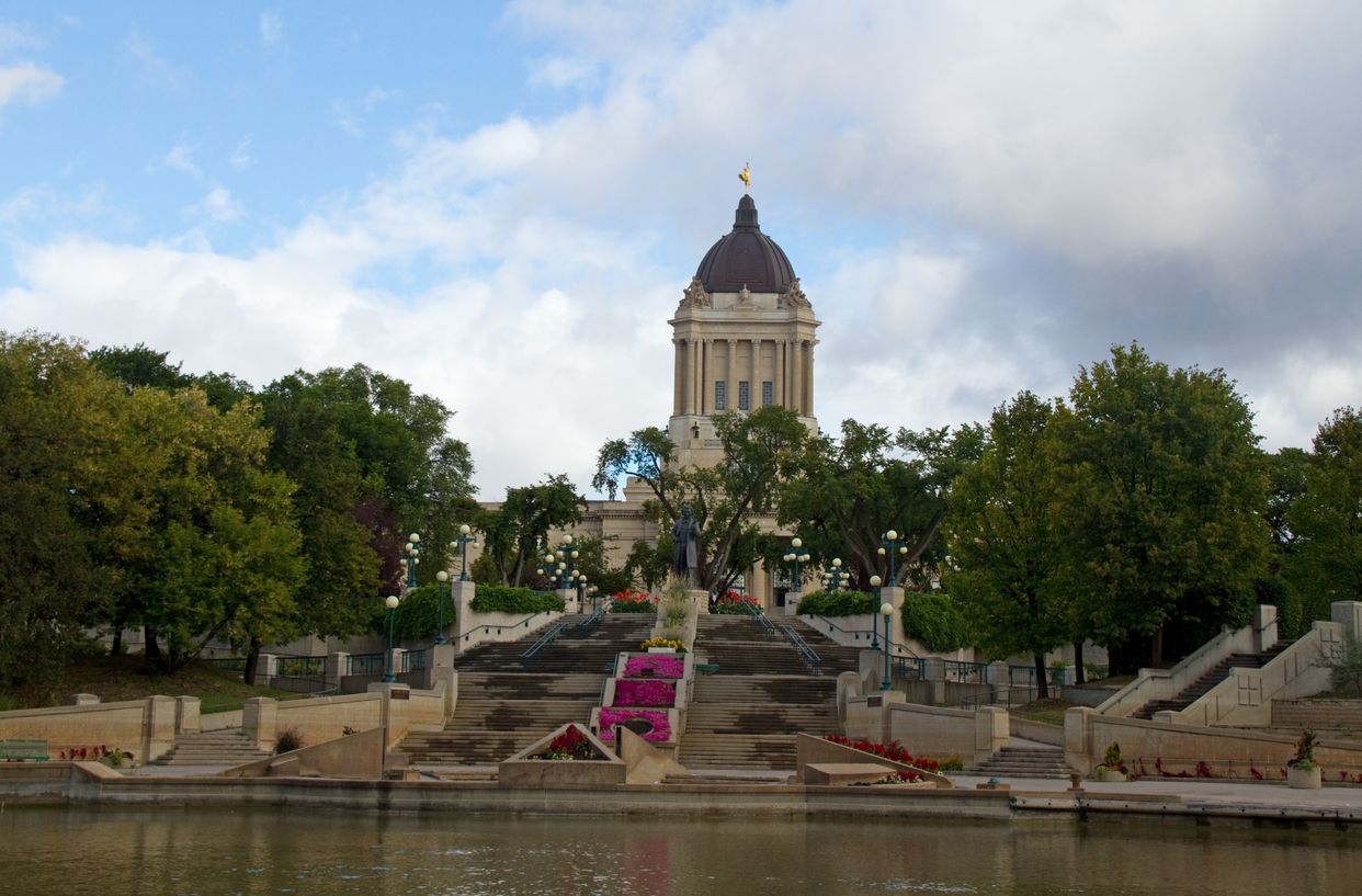 Manitoba Legislative  Building Viewpoint