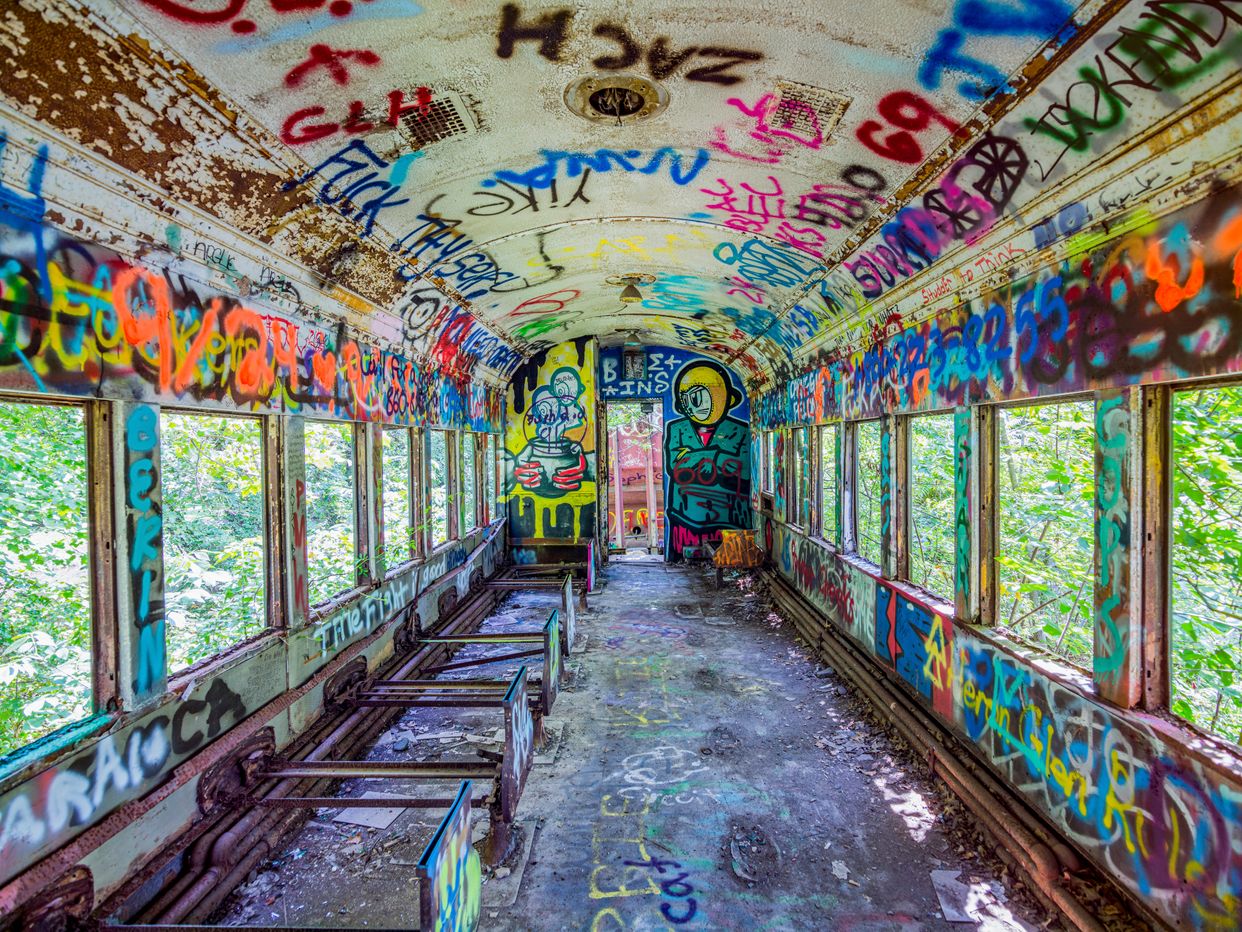  Lambertville Graffiti Train