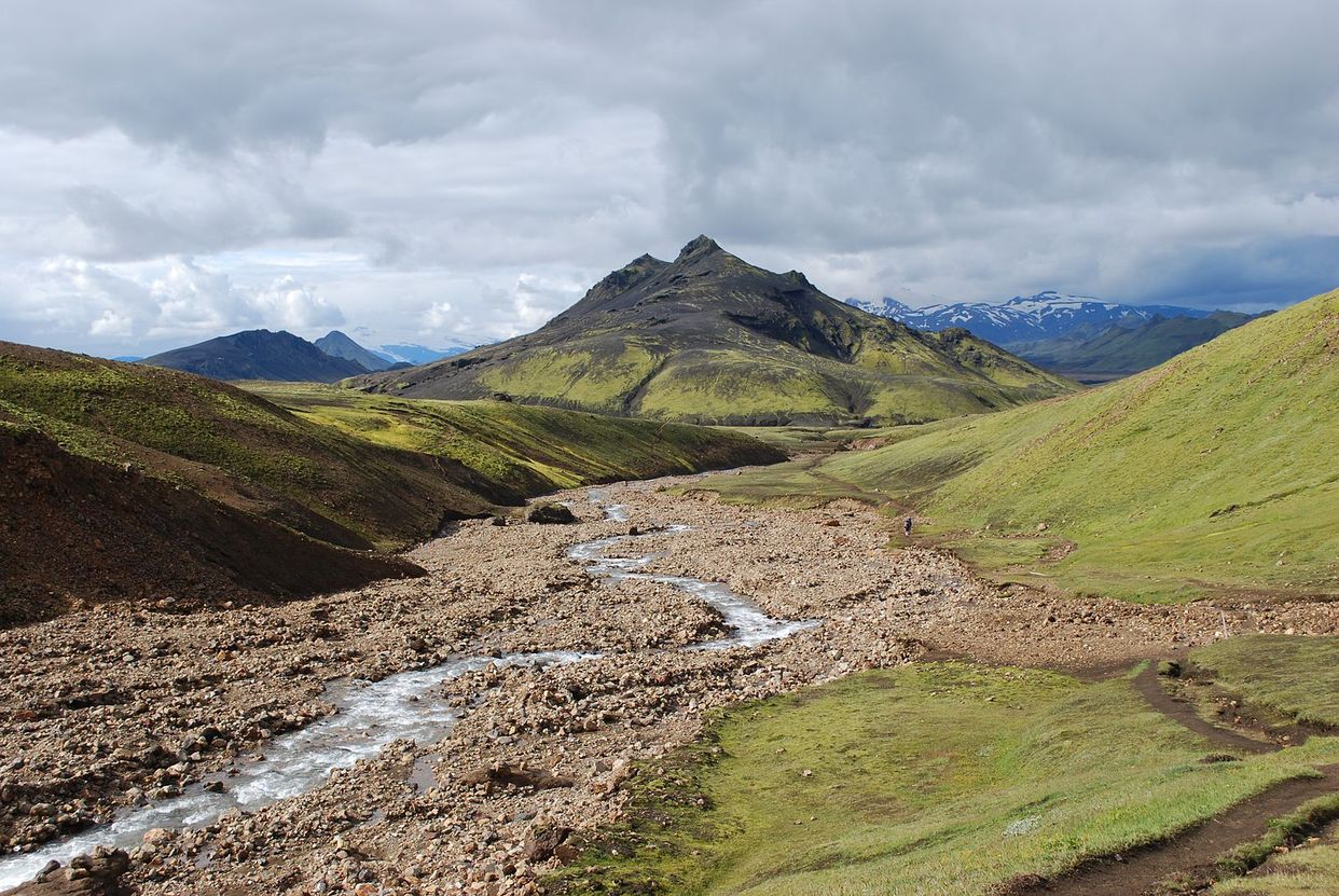 Laugavegur Hiking Trail View
