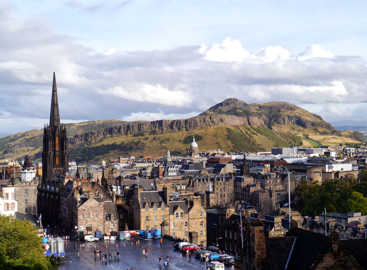 Edinburgh Old Town Cityscape