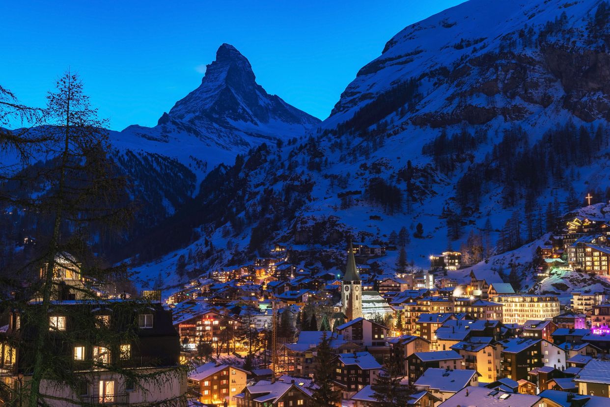View over Zermatt