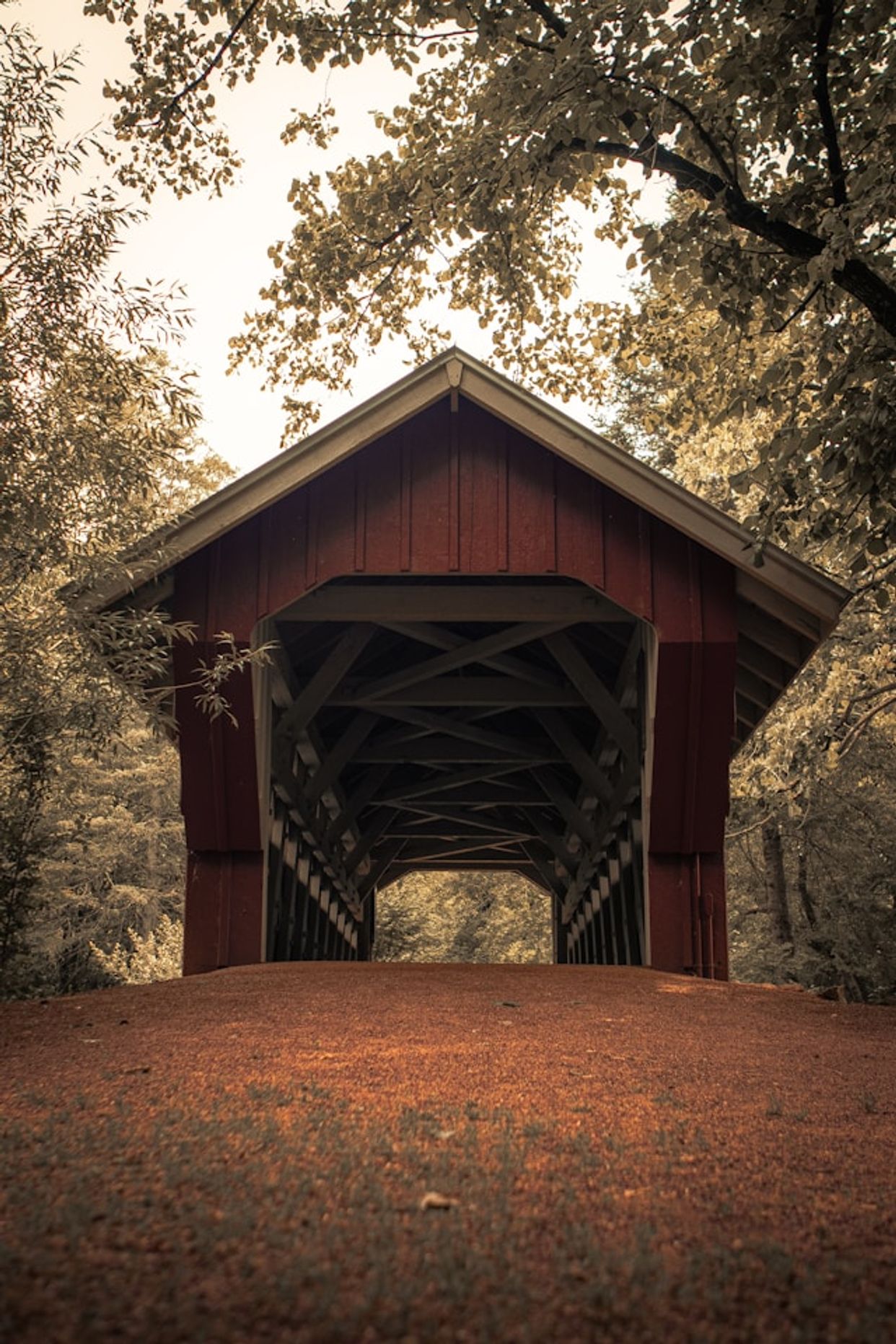 Historic Red Mill Covered Bridge