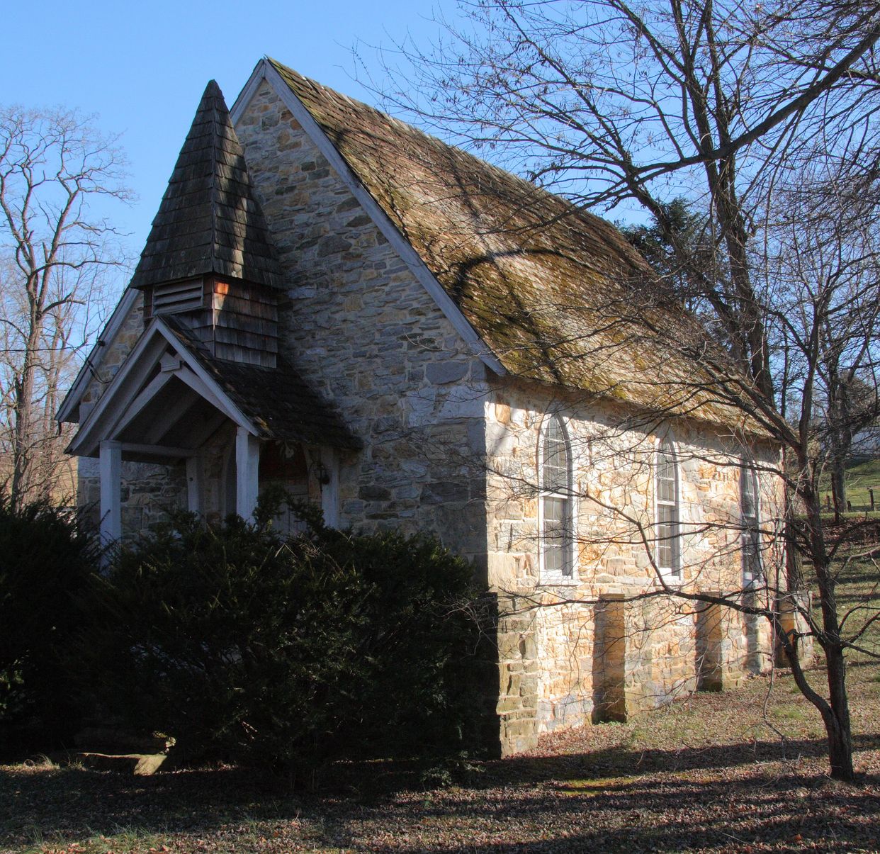 Halltown Colored Free School - Photo by Acroterion