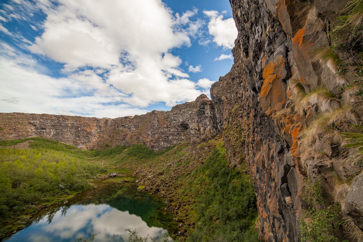 Ásbyrgi Canyon