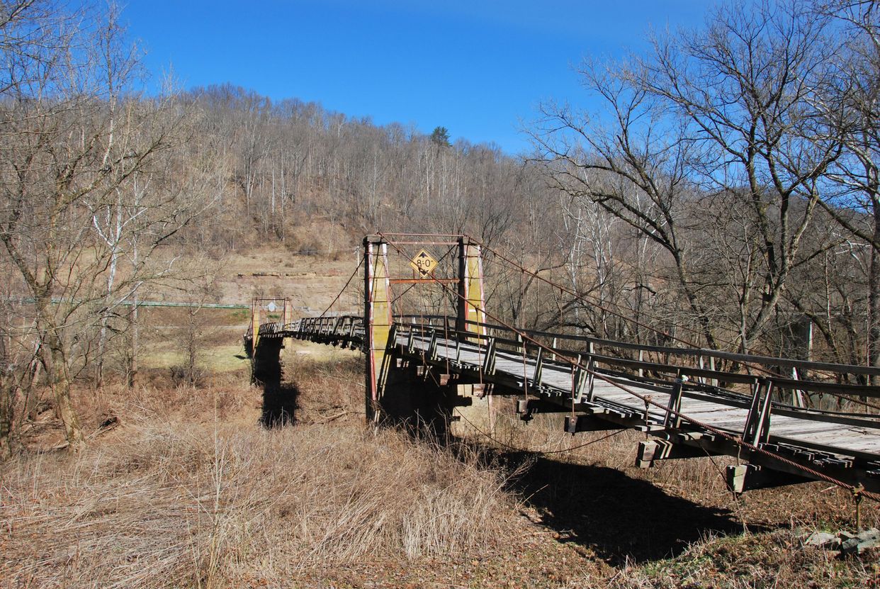  Duck Run Suspension Bridge