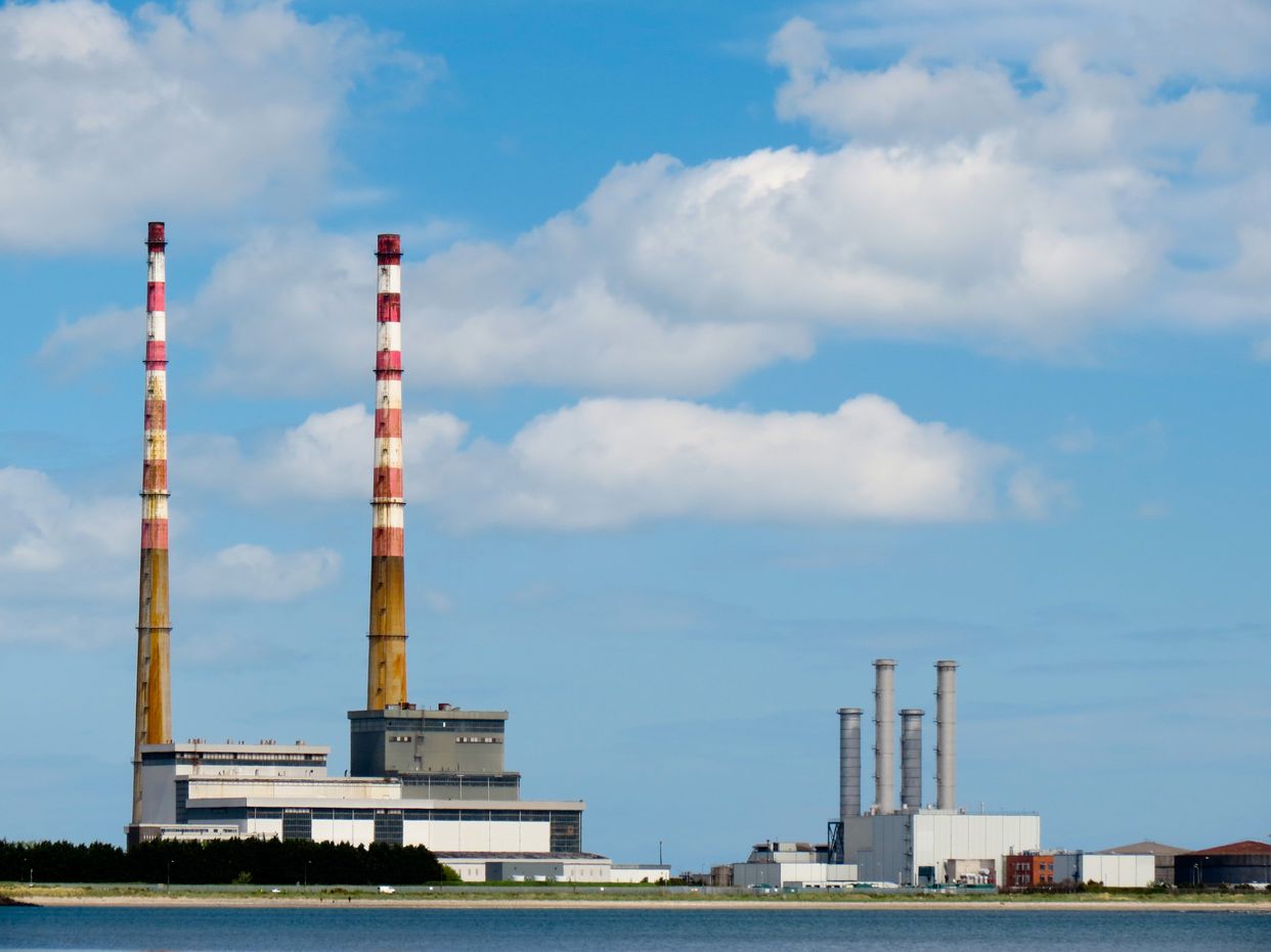 View of Poolbeg Power Station
