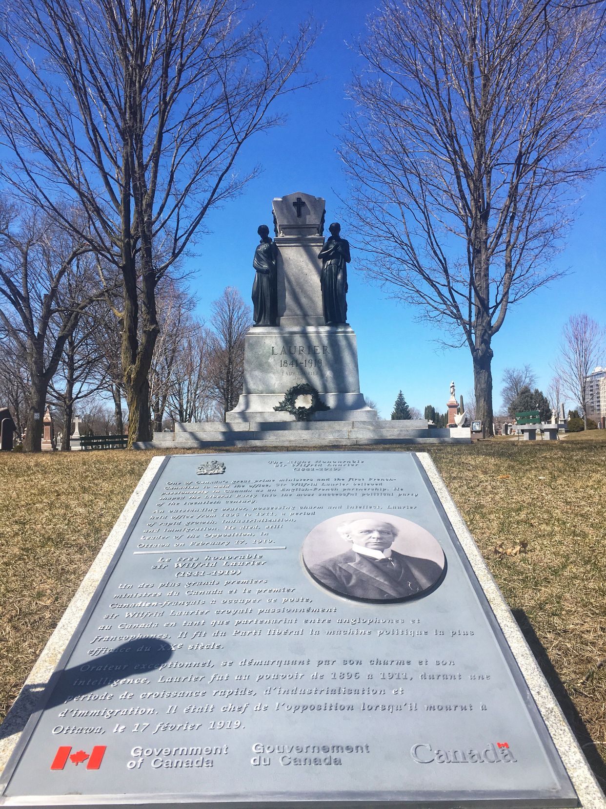 Grave of Sir Wilfred Laurier