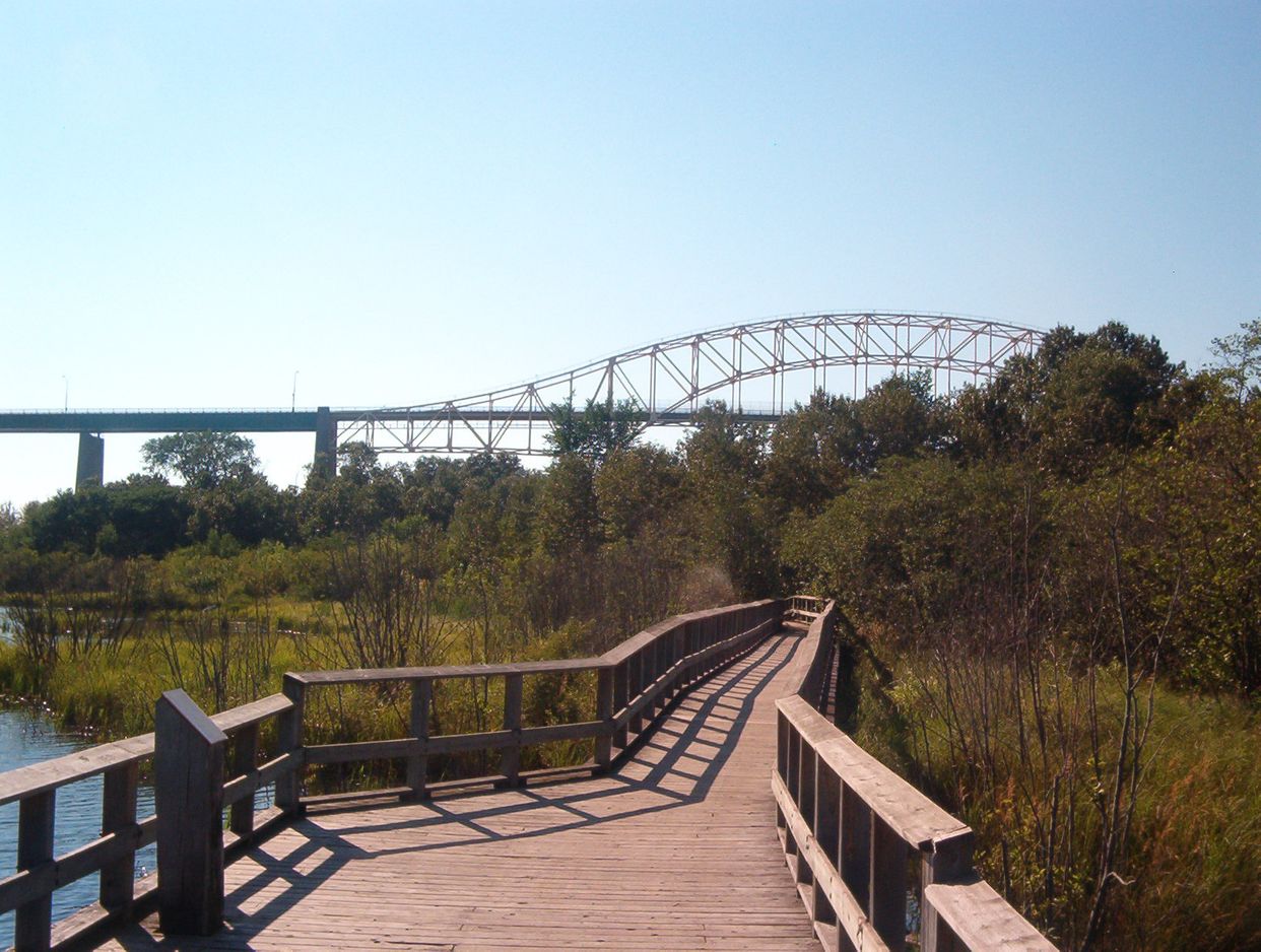 Boardwalk along the Attikamek Trail