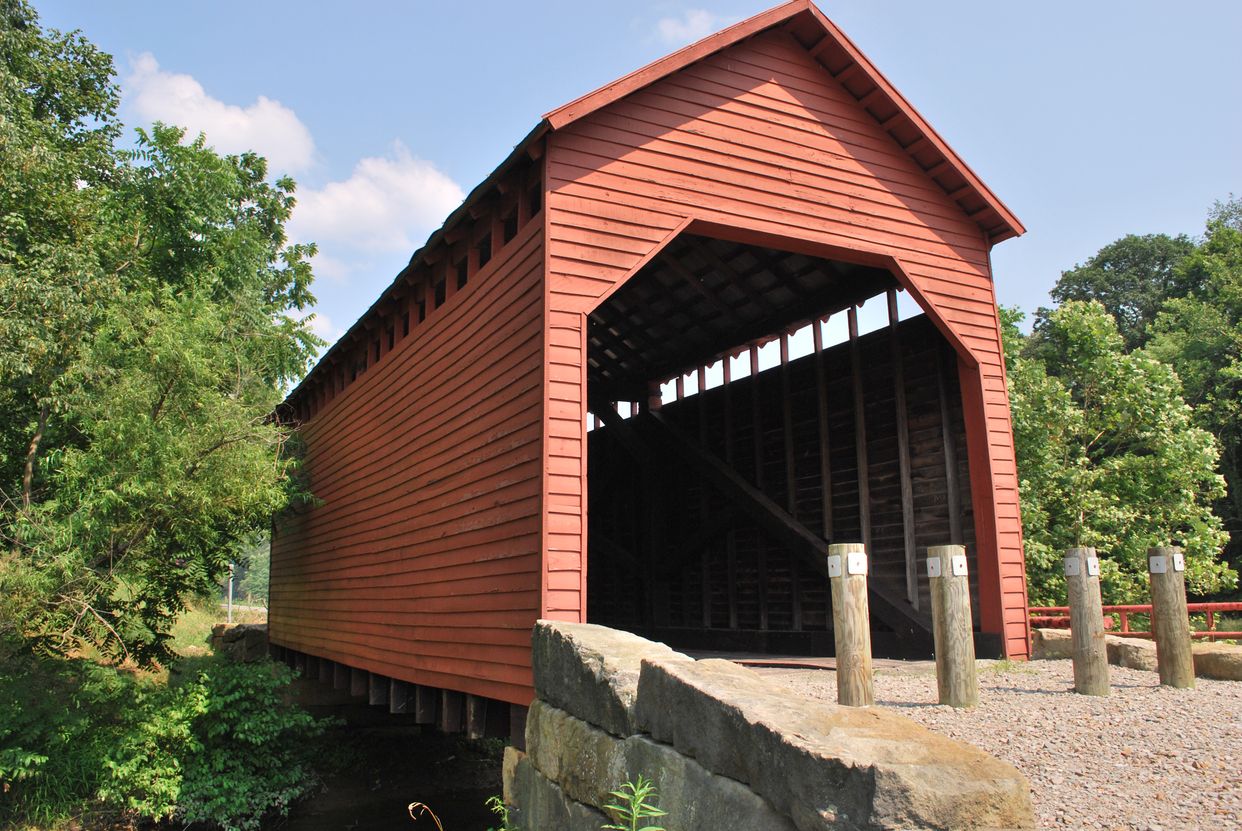 Dents Run Covered Bridge 