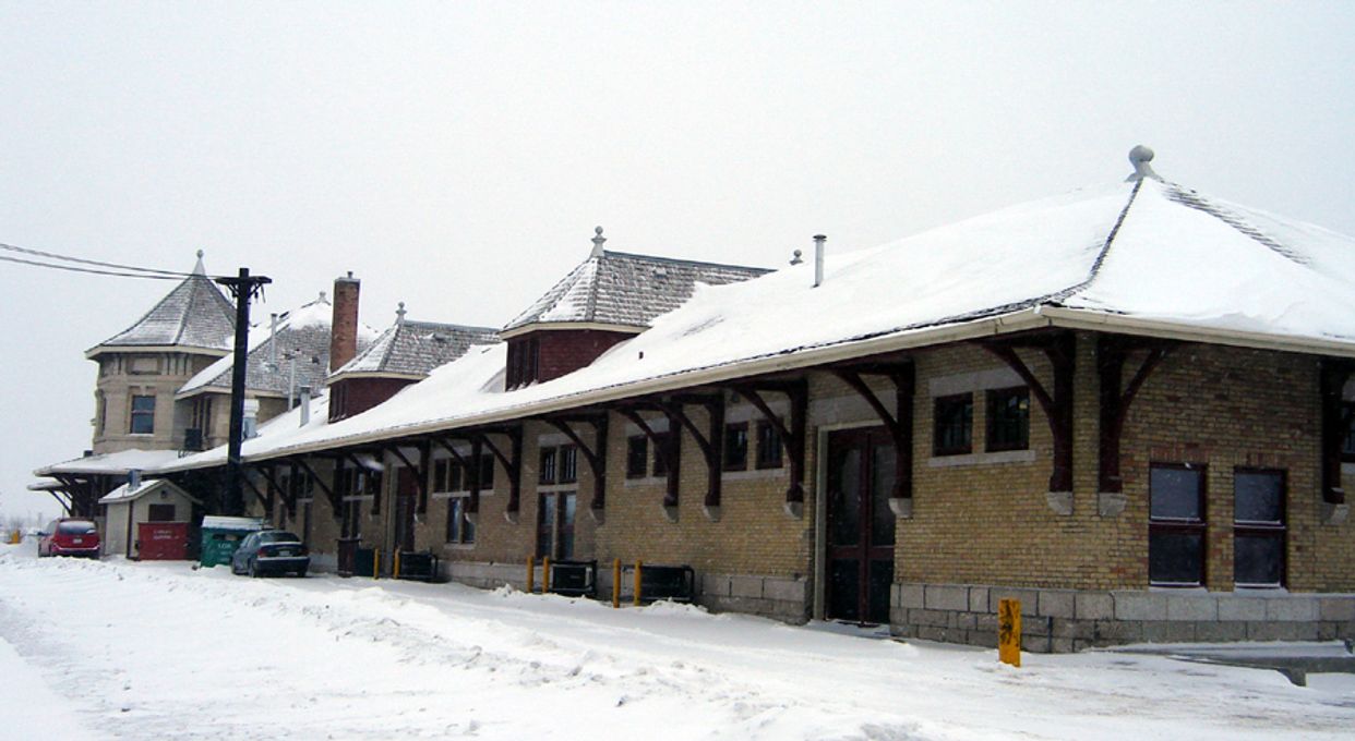 Old Canadian Pacific Rail Station