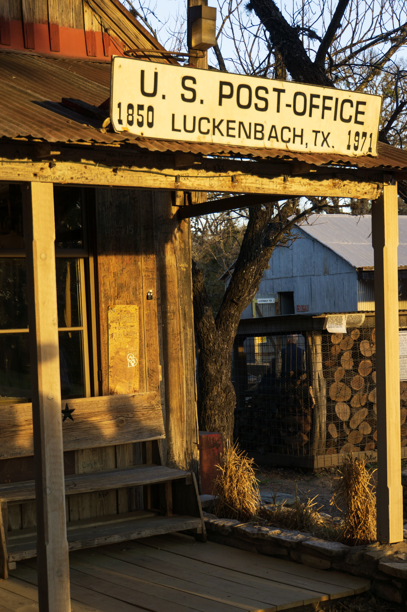 Luckenbach Post Office — Photo by Darren Fast