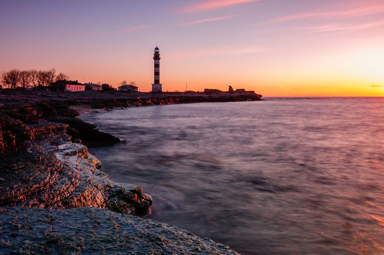 View of Osmussaar Lighthouse