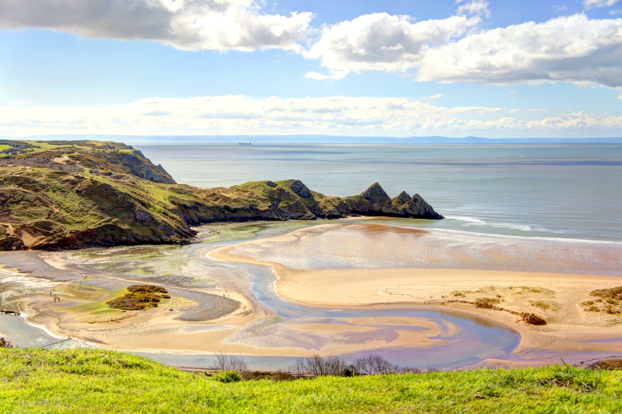Three Cliffs Bay
