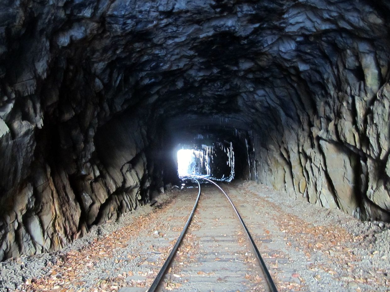 Inside View of Taft Tunnel
