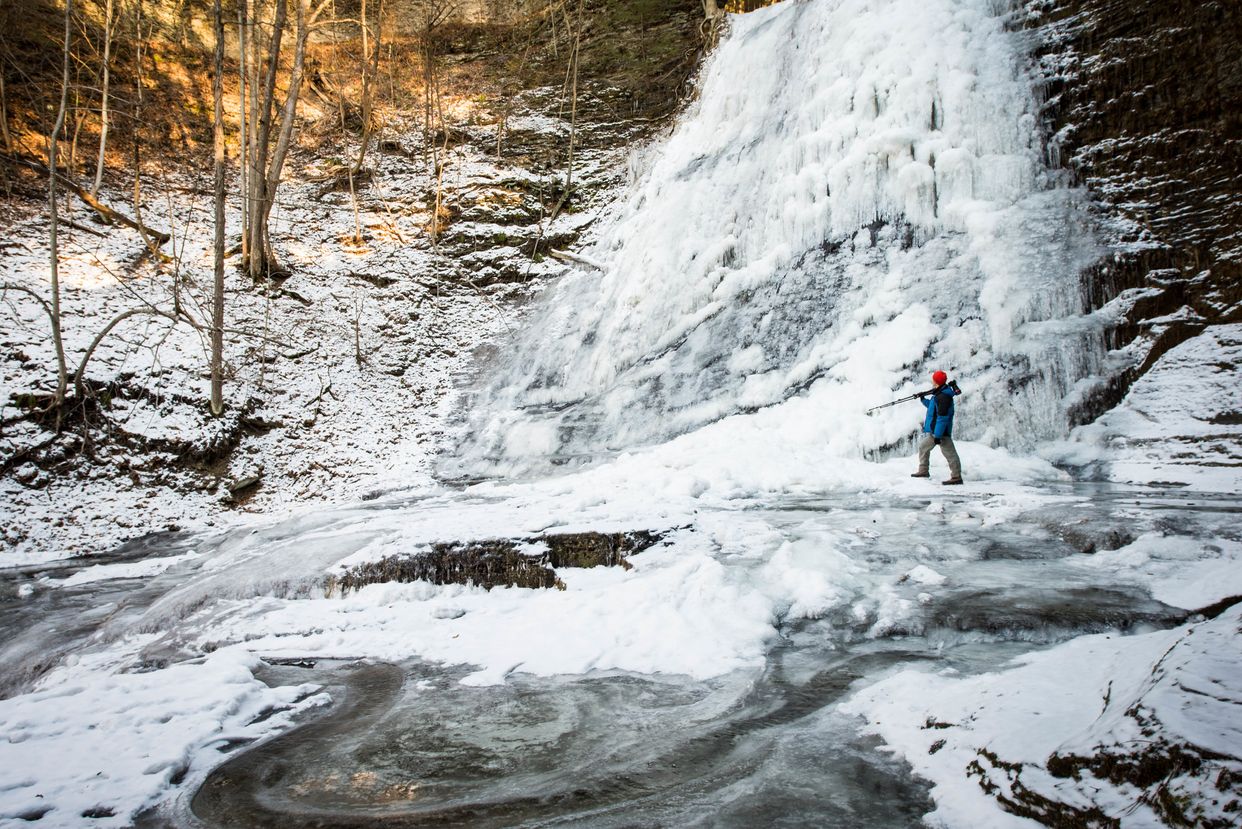Lick Brook Falls
