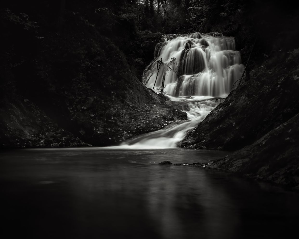 Wasserfall Obernachkanal