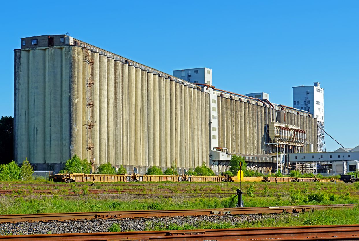 View of Halifax Grain Elevators