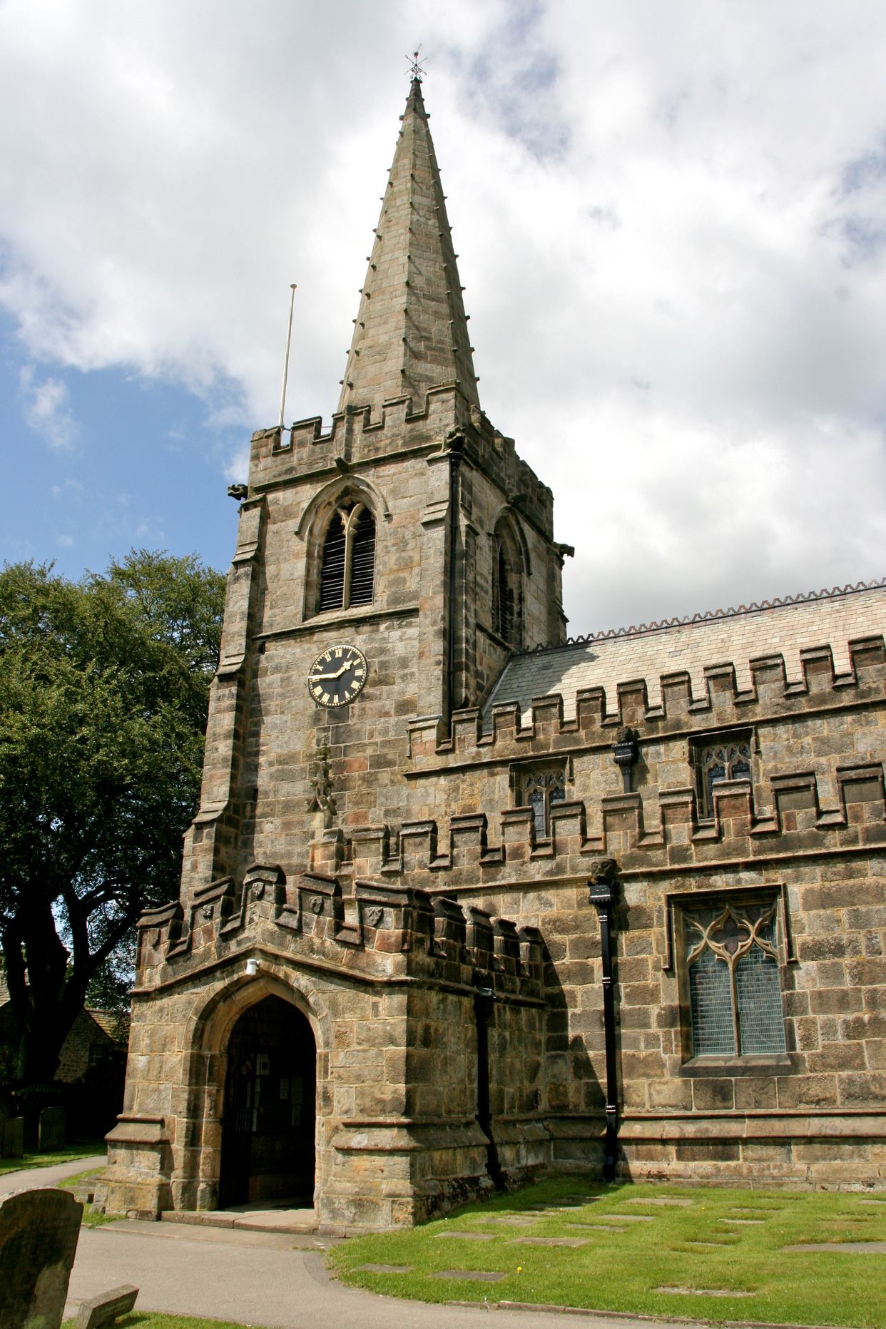 St Michael & All Angel's Church : Hathersage