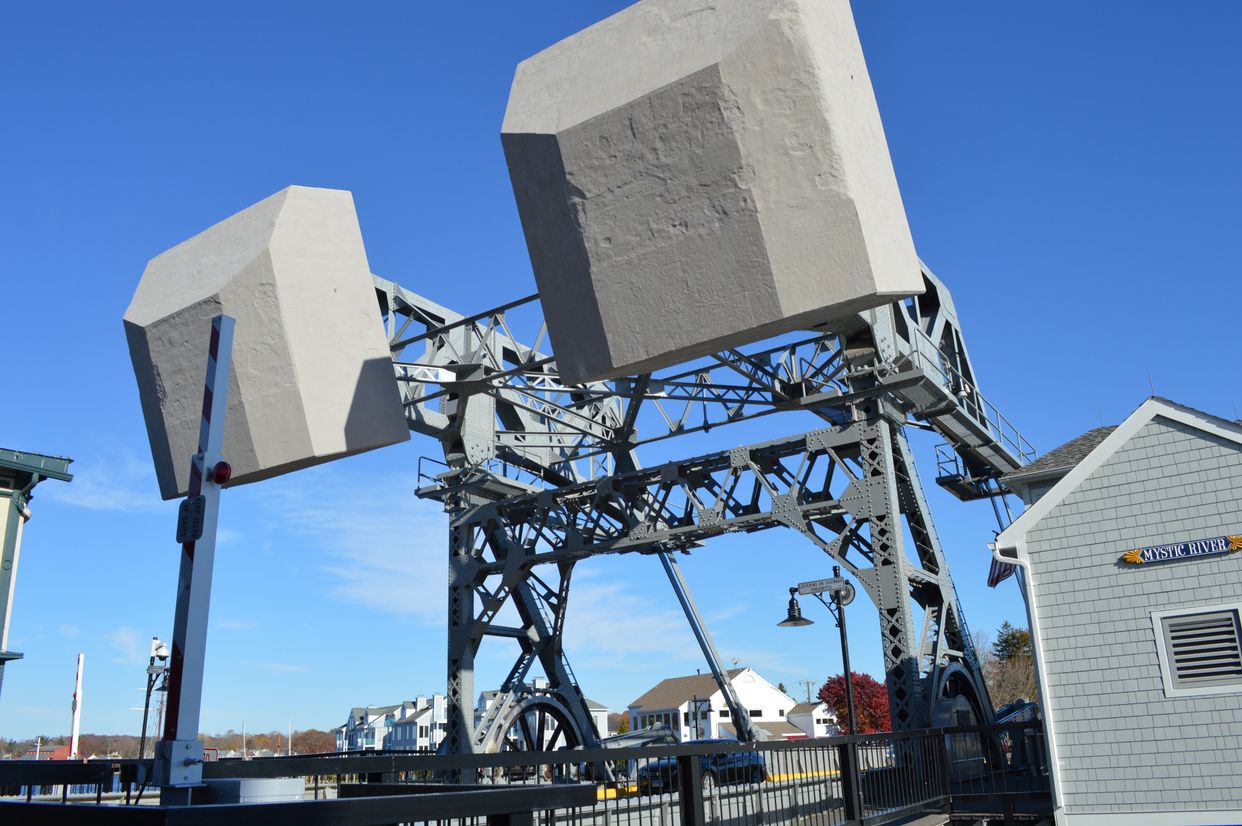 Mystic River Bascule Bridge Counter Weights