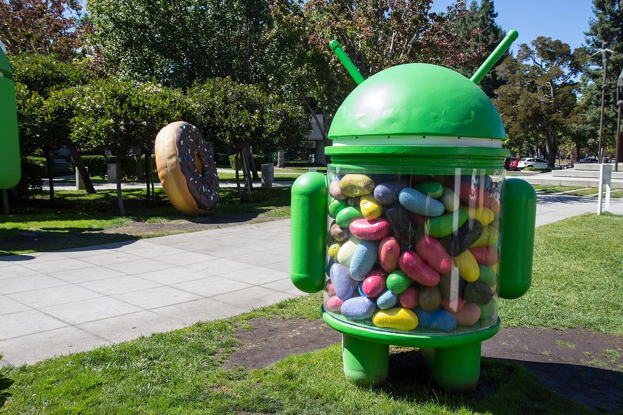 Google Android Statues Square