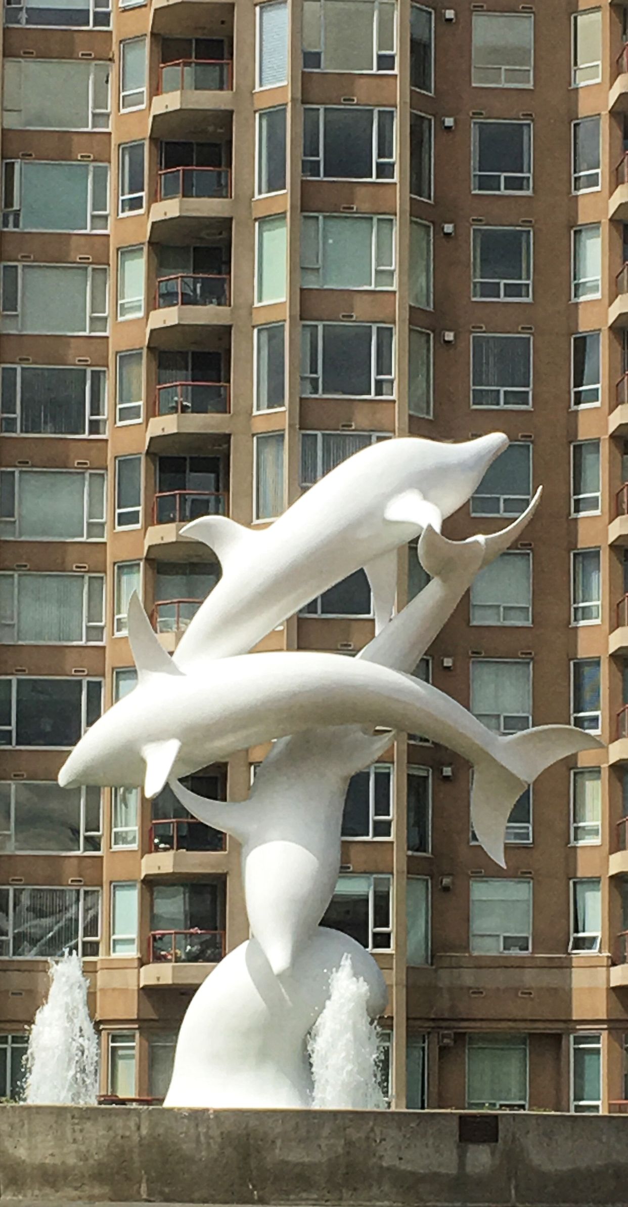 Dolphins Statue