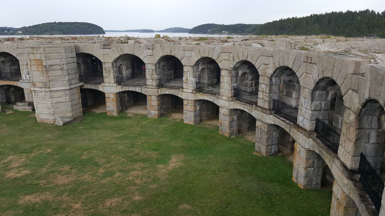 Fort Popham Courtyard