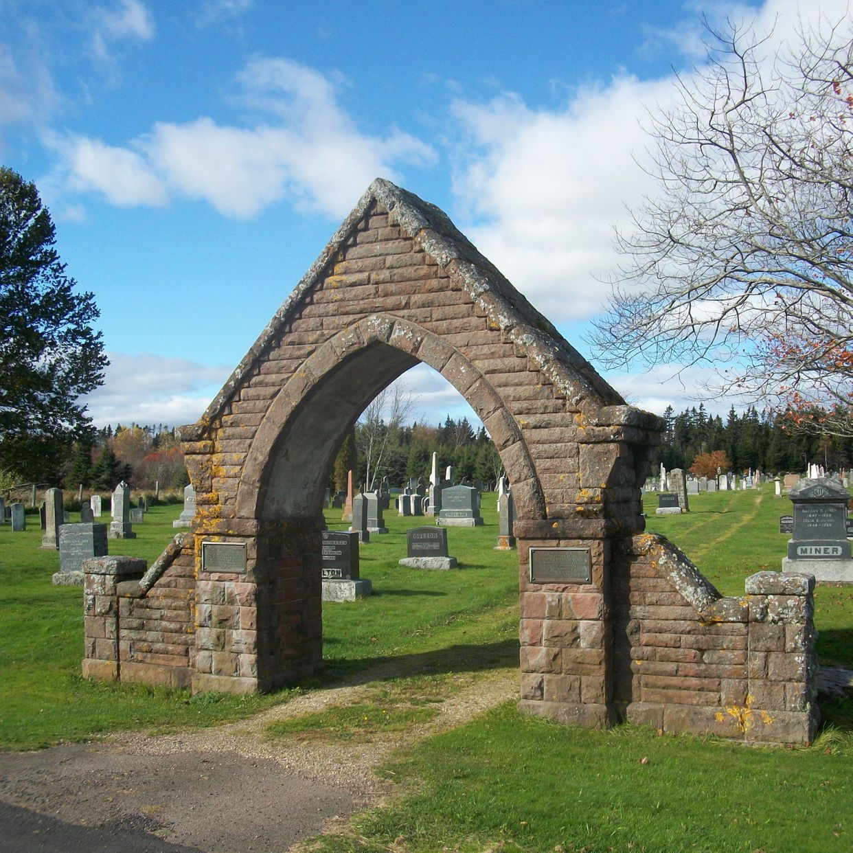 Cemetery Lychgate in Point de Bute