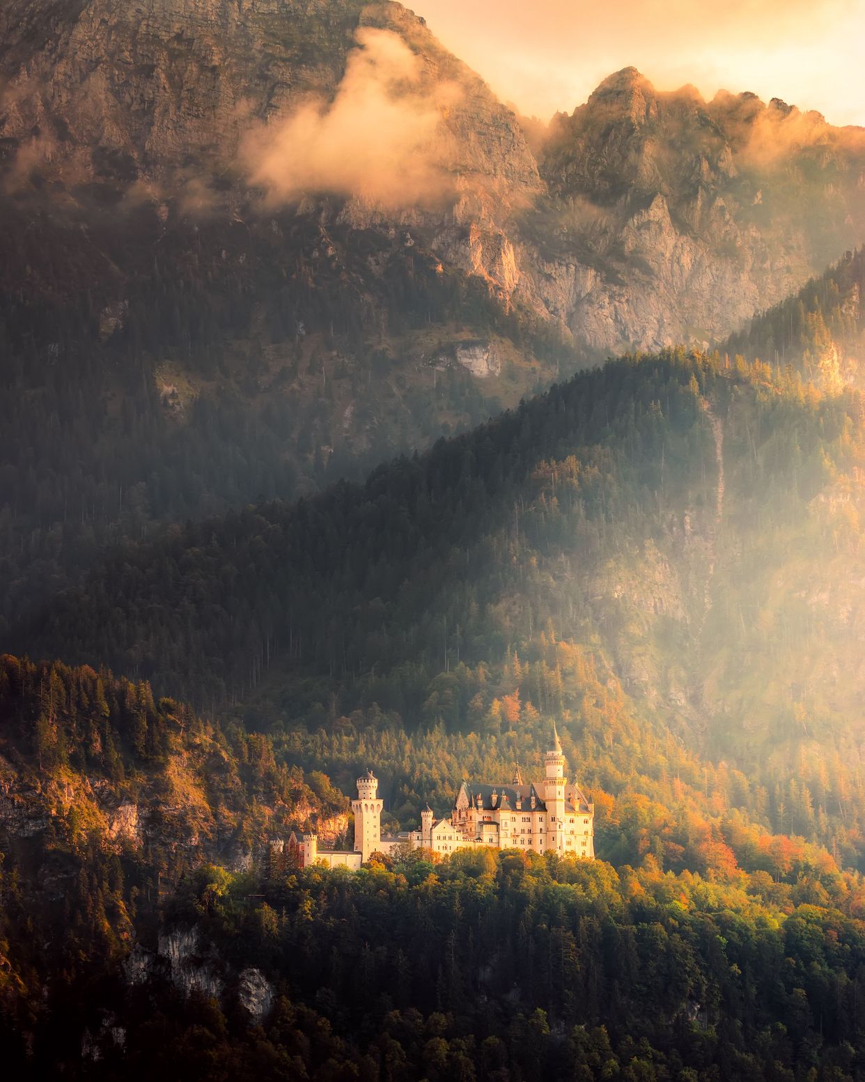 View of Neuschwanstein Castle