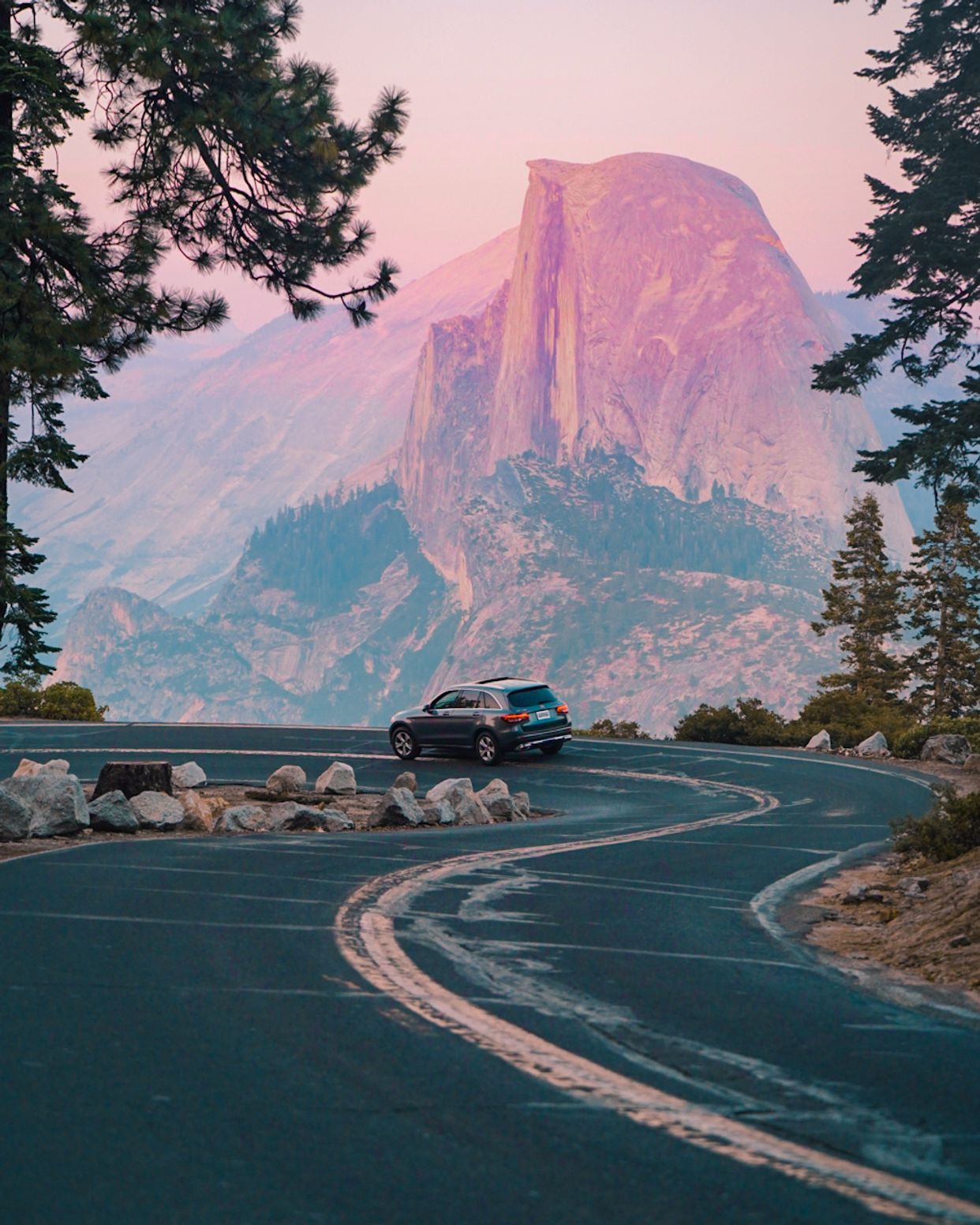 Glacier Point Road View