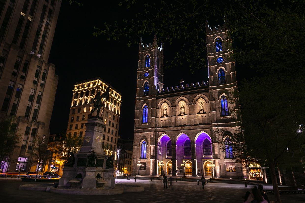View of Notre-Dame Basilica