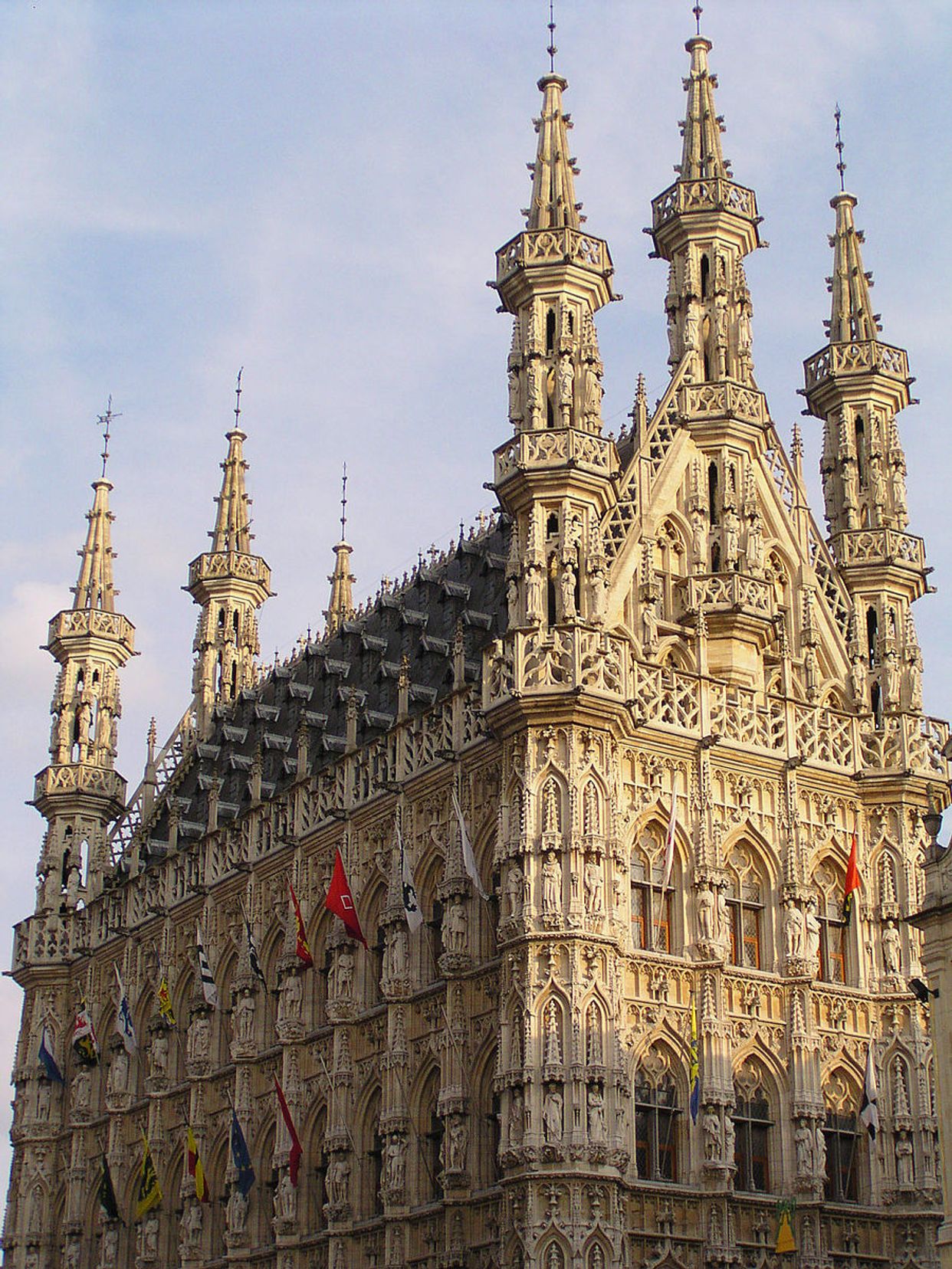 Historical Leuven Town hall