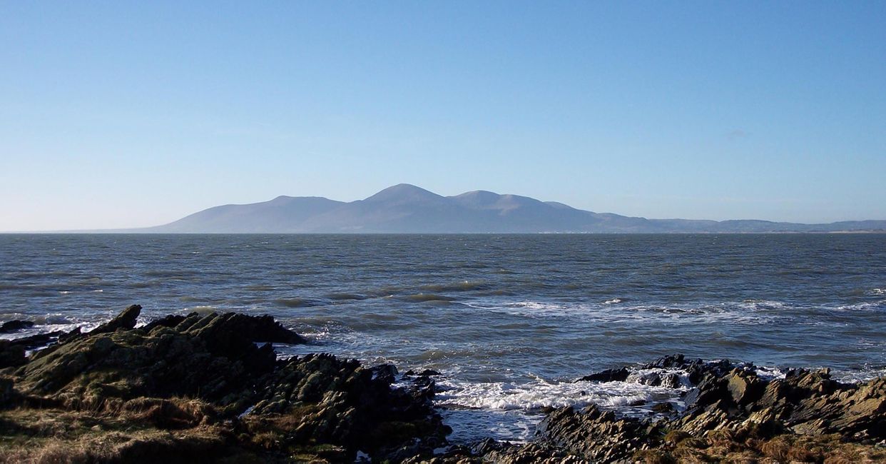 View of Mournes from St John's Point