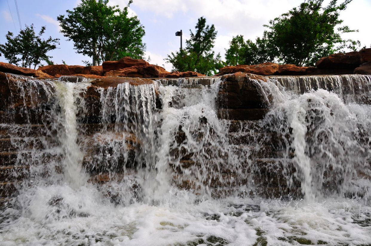 Waterfalls Bricktown Canal