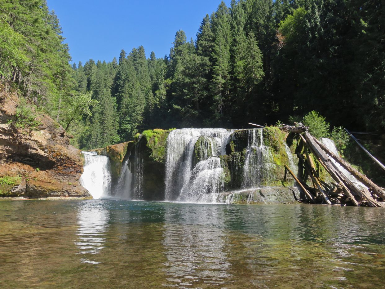 Lower Lewis River Falls