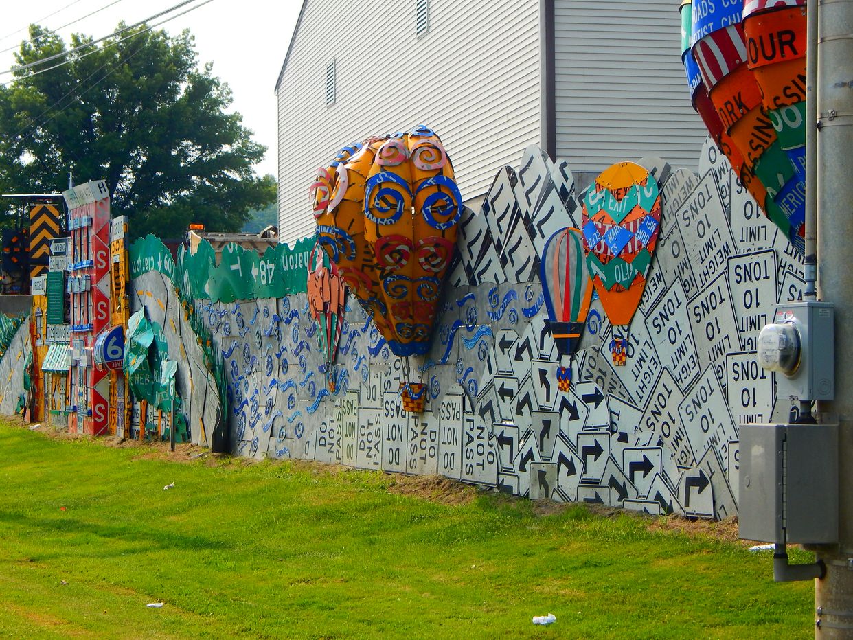 PennDOT Road Sign Sculpture Garden